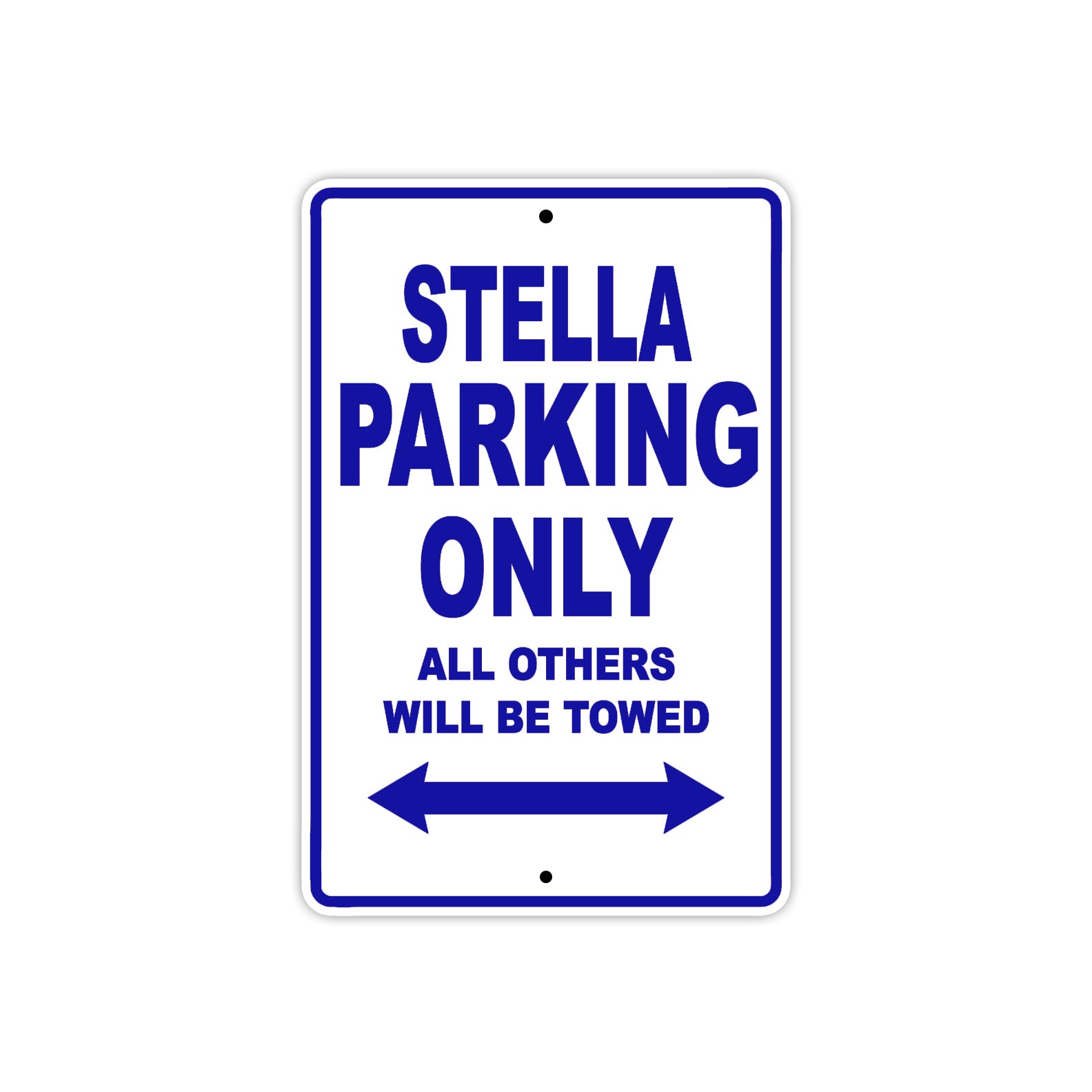 Genuine Scooter Company Stella Parking Only All Others Will Be Towed Aluminum Decor Garage Sign