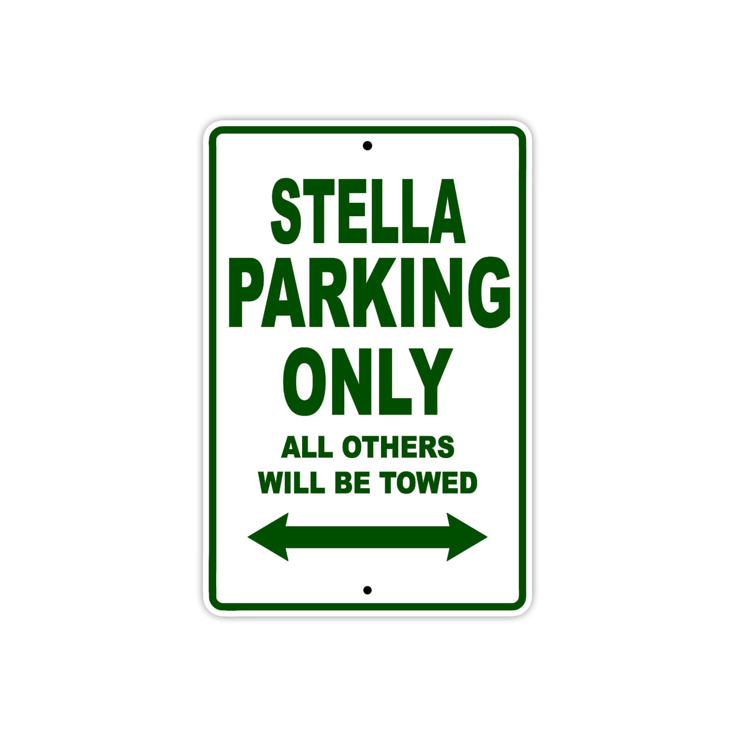 Genuine Scooter Company Stella Parking Only All Others Will Be Towed Aluminum Decor Garage Sign
