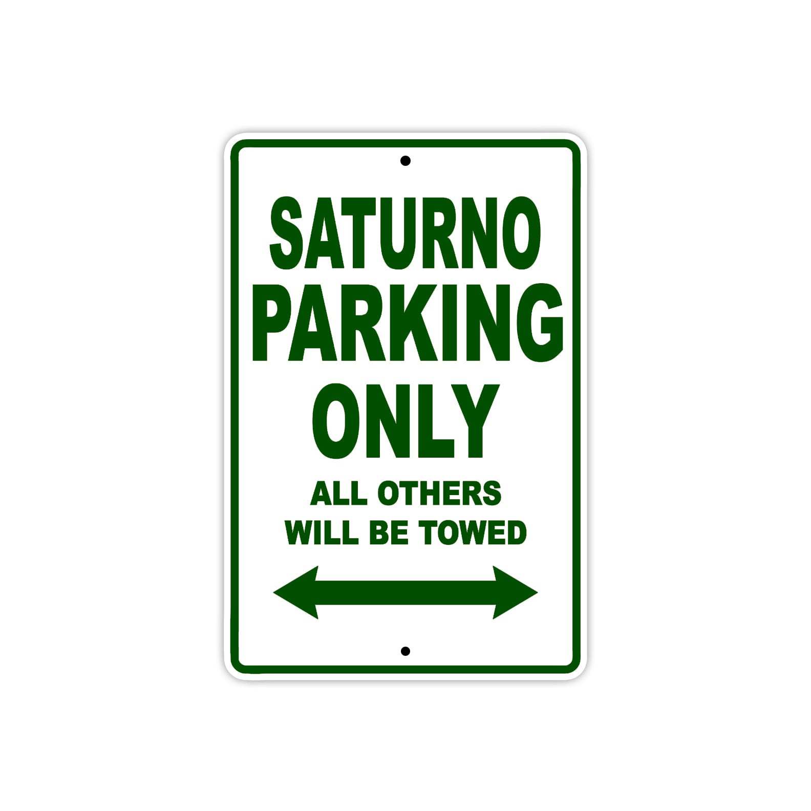 Gilera Saturno Parking Only All Others Will Be Towed Aluminum Decor Garage Sign