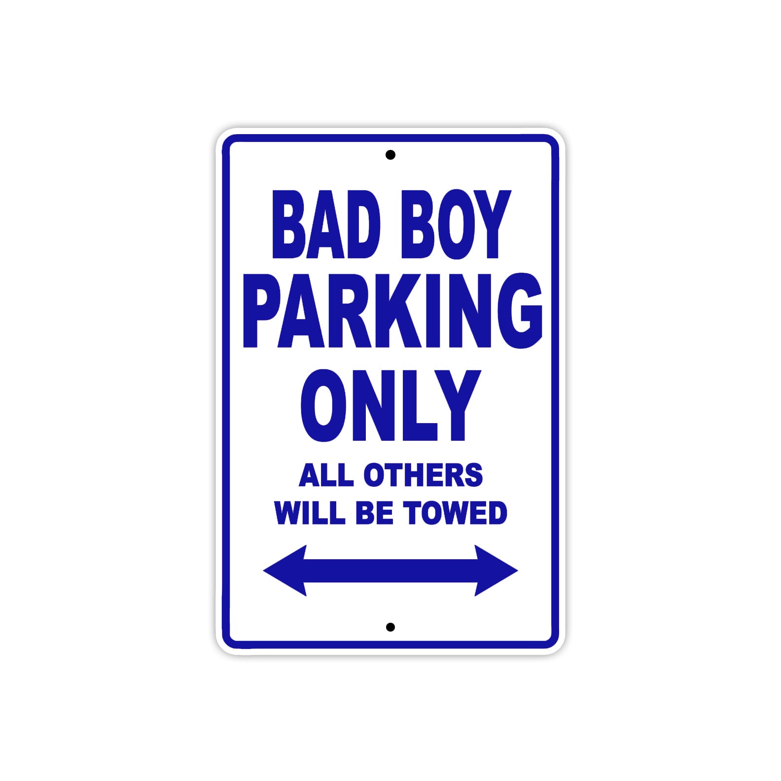 Harley Davidson Bad Boy Parking Only All Others Will Be Towed Aluminum Decor Garage Sign