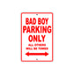 Harley Davidson Bad Boy Parking Only All Others Will Be Towed Aluminum Decor Garage Sign