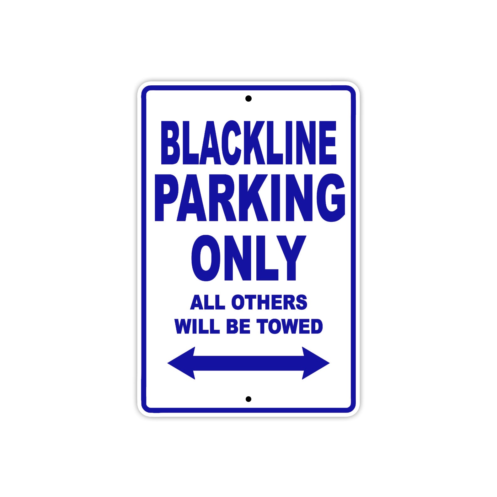 Harley Davidson Blackline Parking Only All Others Will Be Towed Aluminum Decor Garage Sign