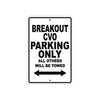 Harley Davidson Break Out CVO Parking Only All Others Will Be Towed Aluminum Decor Garage Sign