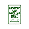 Harley Davidson Break Out CVO Parking Only All Others Will Be Towed Aluminum Decor Garage Sign
