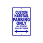 Harley Davidson Custom Hardtail Parking Only All Others Will Be Towed Aluminum Decor Garage Sign