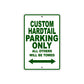 Harley Davidson Custom Hardtail Parking Only All Others Will Be Towed Aluminum Decor Garage Sign