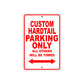 Harley Davidson Custom Hardtail Parking Only All Others Will Be Towed Aluminum Decor Garage Sign