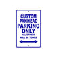 Harley Davidson Custom Panhead Parking Only All Others Will Be Towed Aluminum Decor Garage Sign