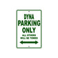 Harley Davidson Dyna Parking Only All Others Will Be Towed Aluminum Decor Garage Sign