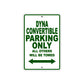 Harley Davidson Dyna Convertible Parking Only All Others Will Be Towed Aluminum Decor Garage Sign