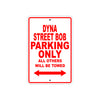 Harley Davidson Dyna Street Bob Parking Only All Others Will Be Towed Aluminum Decor Garage Sign