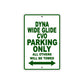Harley Davidson Dyna Wide Glide CVO Parking Only All Others Will Be Towed Aluminum Decor Garage Sign