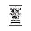 Harley Davidson Electra Glide Parking Only All Others Will Be Towed Aluminum Decor Garage Sign