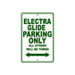 Harley Davidson Electra Glide Parking Only All Others Will Be Towed Aluminum Decor Garage Sign
