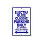 Harley Davidson Electra Glide Classic Parking Only All Others Will Be Towed Aluminum Decor Garage Sign
