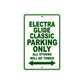 Harley Davidson Electra Glide Classic Parking Only All Others Will Be Towed Aluminum Decor Garage Sign