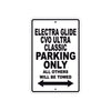 Harley Davidson Electra Glide CVO Ultra Classic Parking Only All Others Will Be Towed Aluminum Decor Garage Sign