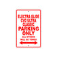Harley Davidson Electra Glide CVO Ultra Classic Parking Only All Others Will Be Towed Aluminum Decor Garage Sign