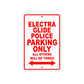 Harley Davidson Electra Glide Police Parking Only All Others Will Be Towed Aluminum Decor Garage Sign