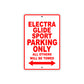 Harley Davidson Electra Glide Sport Parking Only All Others Will Be Towed Aluminum Decor Garage Sign