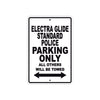 Harley Davidson Electra Glide Standard Police Parking Only All Others Will Be Towed Aluminum Decor Garage Sign