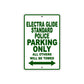 Harley Davidson Electra Glide Standard Police Parking Only All Others Will Be Towed Aluminum Decor Garage Sign