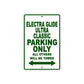 Harley Davidson Electra Glide Ultra Classic Parking Only All Others Will Be Towed Aluminum Decor Garage Sign