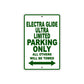Harley Davidson Electra Glide Ultra Limited Parking Only All Others Will Be Towed Aluminum Decor Garage Sign