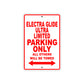 Harley Davidson Electra Glide Ultra Limited Parking Only All Others Will Be Towed Aluminum Decor Garage Sign