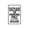Harley Davidson Electra Glide Ultra Limited Low Parking Only All Others Will Be Towed Aluminum Decor Garage Sign