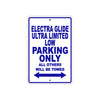 Harley Davidson Electra Glide Ultra Limited Low Parking Only All Others Will Be Towed Aluminum Decor Garage Sign