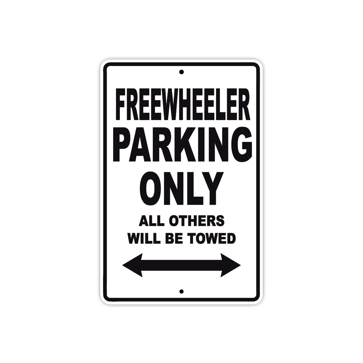 Harley Davidson Freewheeler Parking Only All Others Will Be Towed Aluminum Decor Garage Sign