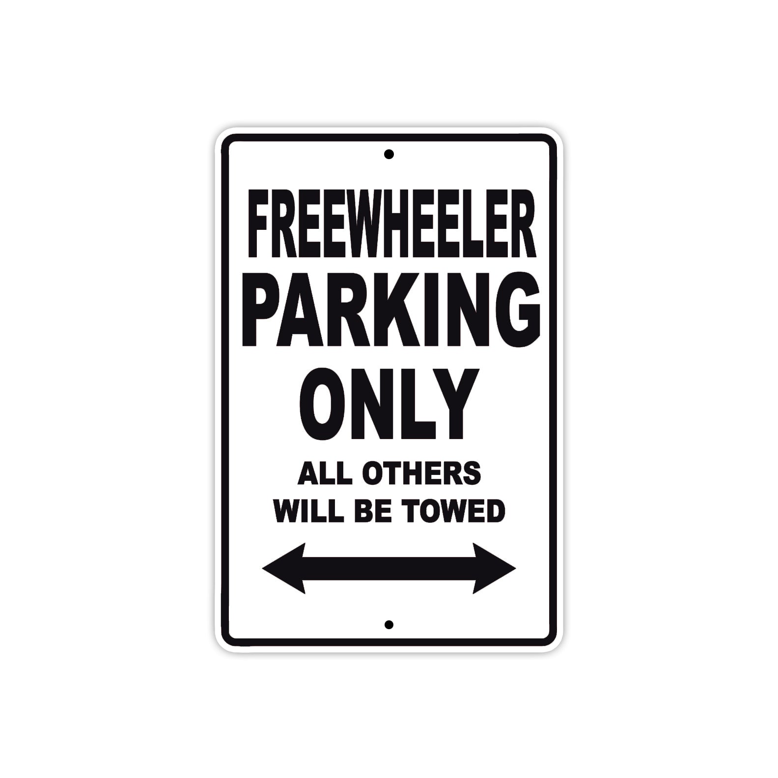 Harley Davidson Freewheeler Parking Only All Others Will Be Towed Aluminum Decor Garage Sign
