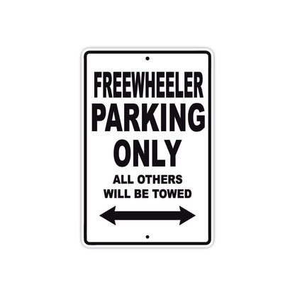 Harley Davidson Freewheeler Parking Only All Others Will Be Towed Aluminum Decor Garage Sign