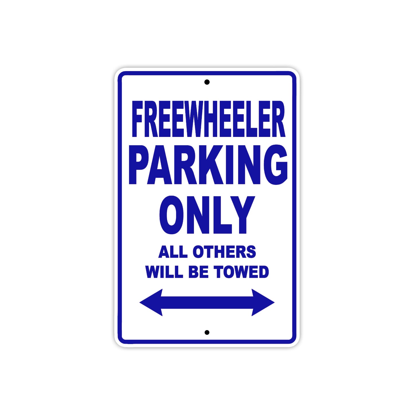 Harley Davidson Freewheeler Parking Only All Others Will Be Towed Aluminum Decor Garage Sign