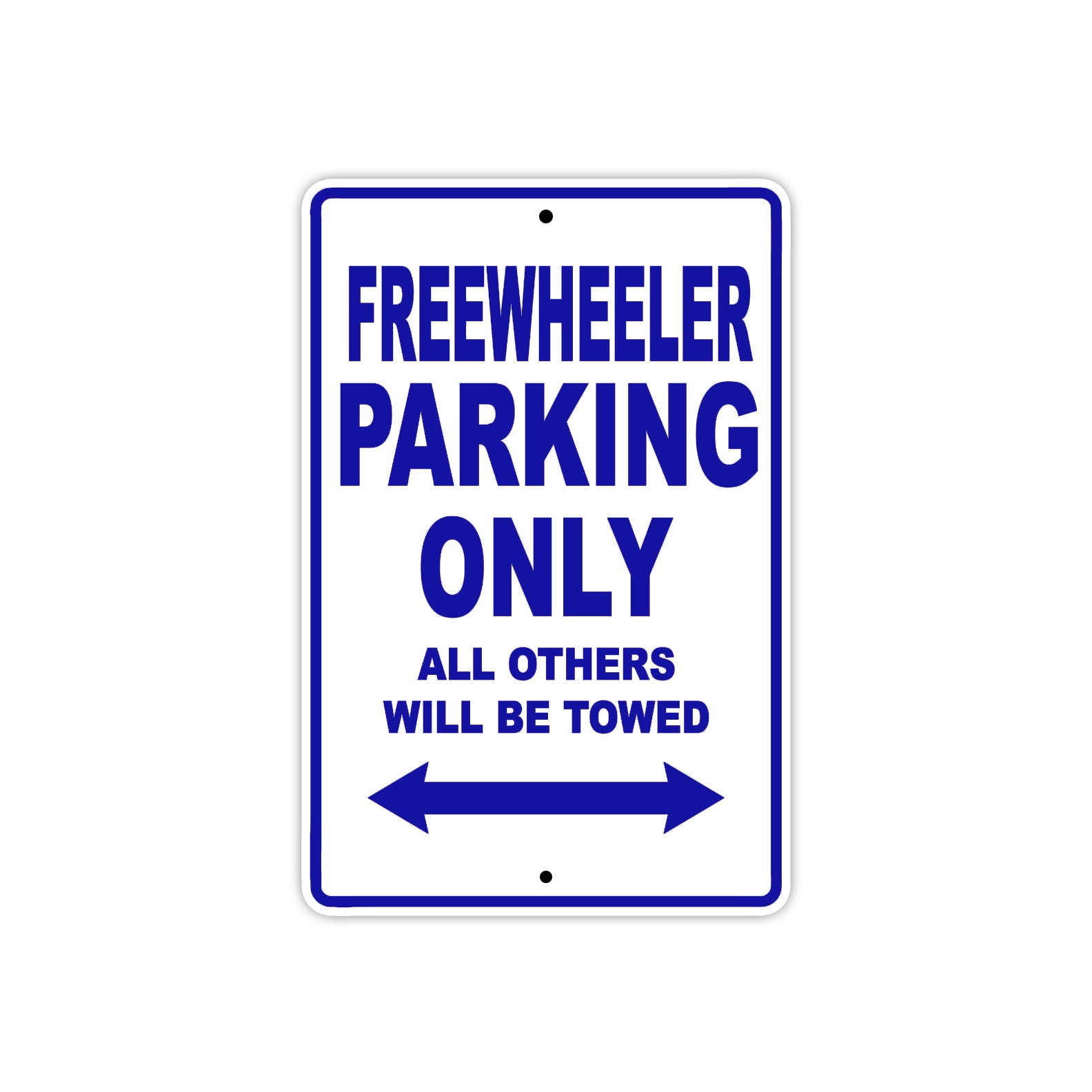 Harley Davidson Freewheeler Parking Only All Others Will Be Towed Aluminum Decor Garage Sign