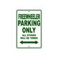 Harley Davidson Freewheeler Parking Only All Others Will Be Towed Aluminum Decor Garage Sign