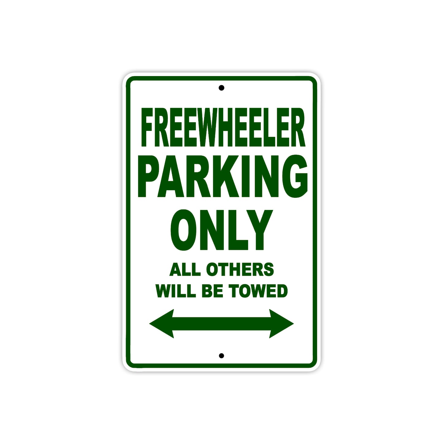 Harley Davidson Freewheeler Parking Only All Others Will Be Towed Aluminum Decor Garage Sign