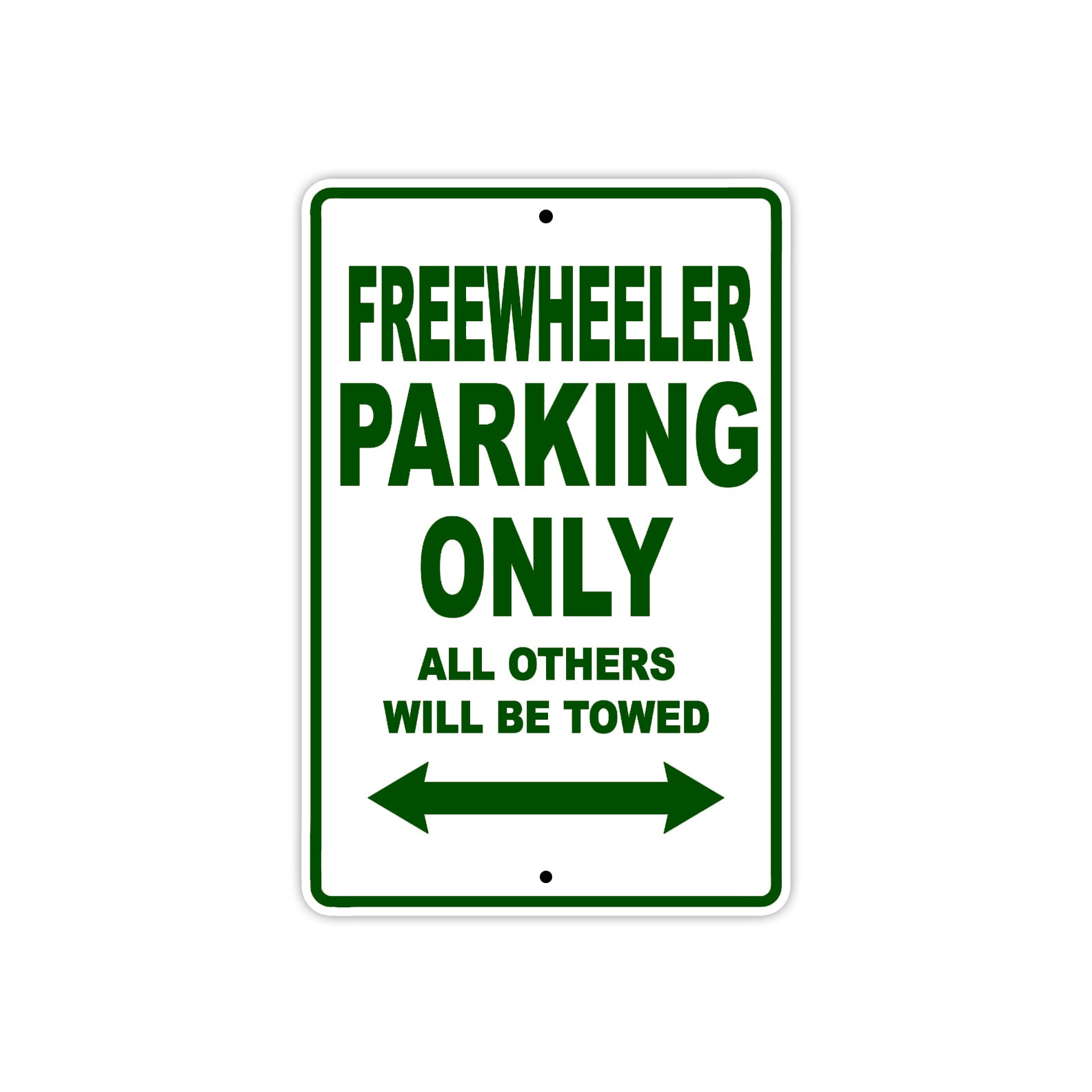 Harley Davidson Freewheeler Parking Only All Others Will Be Towed Aluminum Decor Garage Sign