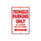 Harley Davidson Freewheeler Parking Only All Others Will Be Towed Aluminum Decor Garage Sign