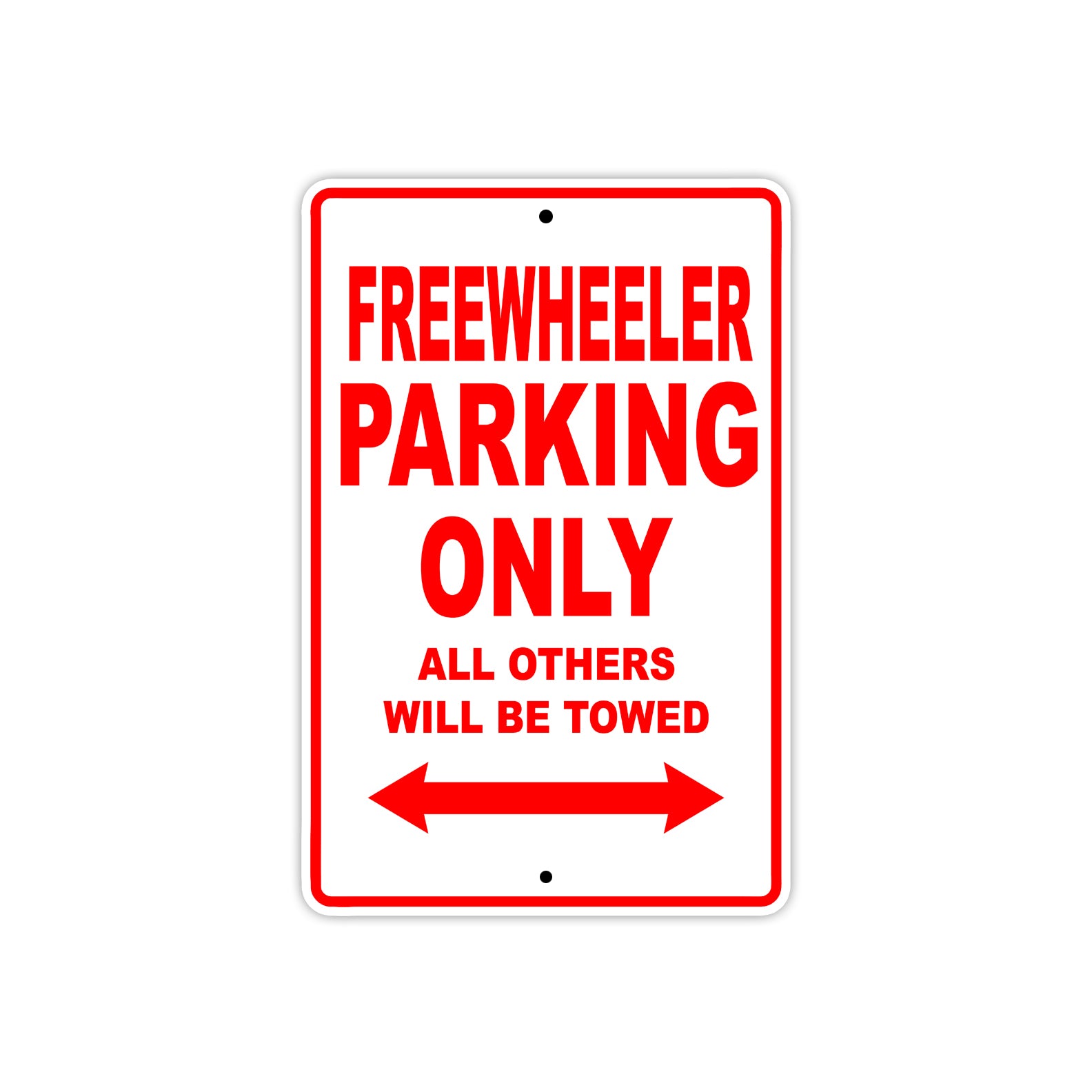 Harley Davidson Freewheeler Parking Only All Others Will Be Towed Aluminum Decor Garage Sign