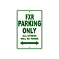 Harley Davidson FXR Parking Only All Others Will Be Towed Aluminum Decor Garage Sign
