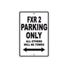 Harley Davidson FXR 2 Parking Only All Others Will Be Towed Aluminum Decor Garage Sign