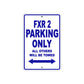 Harley Davidson FXR 2 Parking Only All Others Will Be Towed Aluminum Decor Garage Sign