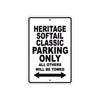 Harley Davidson Heritage Softail Classic Parking Only All Others Will Be Towed Aluminum Decor Garage Sign
