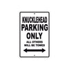 Harley Davidson Knucklehead Parking Only All Others Will Be Towed Aluminum Decor Garage Sign