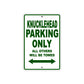Harley Davidson Knucklehead Parking Only All Others Will Be Towed Aluminum Decor Garage Sign