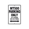 Harley Davidson MT 500 Parking Only All Others Will Be Towed Aluminum Decor Garage Sign