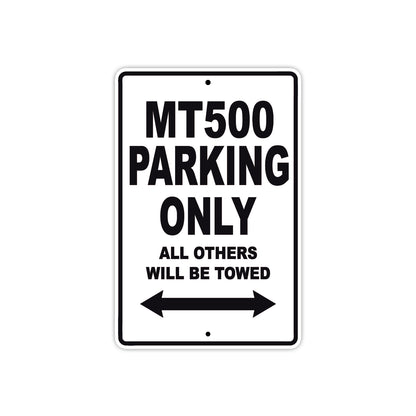 Harley Davidson MT 500 Parking Only All Others Will Be Towed Aluminum Decor Garage Sign