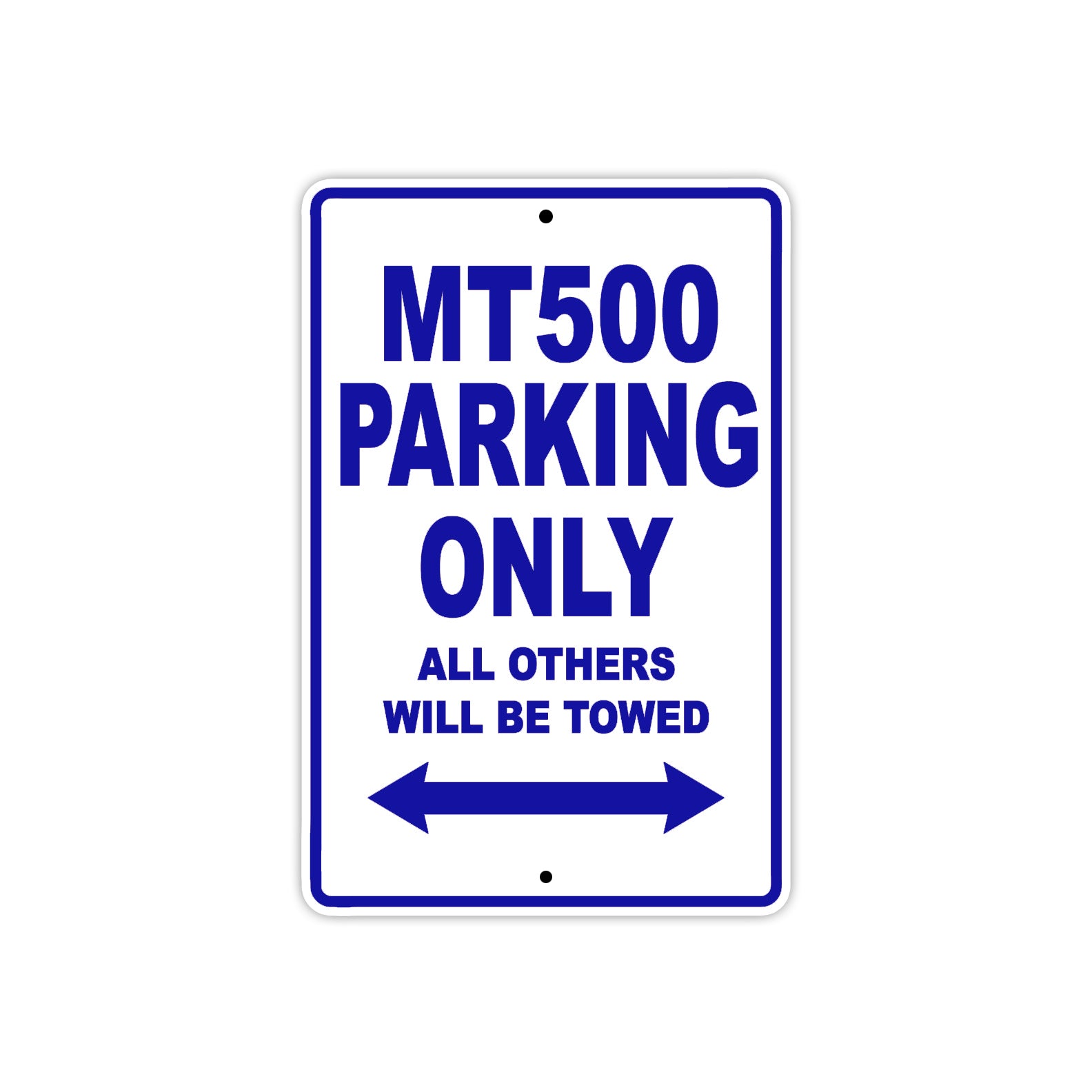 Harley Davidson MT 500 Parking Only All Others Will Be Towed Aluminum Decor Garage Sign